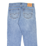 LEVI'S 505 Jeans Mens Blue Regular Straight Stone Wash W36 L29