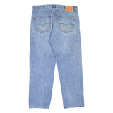 LEVI'S 505 Jeans Mens Blue Regular Straight Stone Wash W36 L29