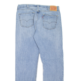 LEVI'S 505 Jeans Mens Blue Regular Straight Stone Wash W38 L34