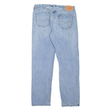 LEVI'S 505 Jeans Mens Blue Regular Straight Stone Wash W38 L34