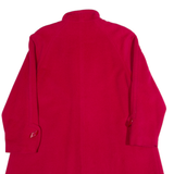 MAURICE WEINBERG Womens Overcoat Coat Red 90s M