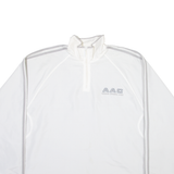 ADIDAS Mens Pullover Jacket White L