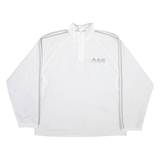 ADIDAS Mens Pullover Jacket White L