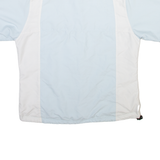 ADIDAS Short Sleeve Womens Track Jacket Blue L