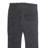 DICKIES Mens Trousers Grey Regular Straight W36 L28