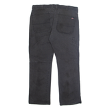 DICKIES Mens Trousers Grey Regular Straight W36 L28