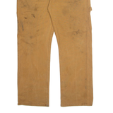 DICKIES Carpenter Cargo Mens Trousers Brown Regular Straight W34 L30