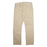 LEVI'S Mens Trousers Beige Regular Tapered W34 L24