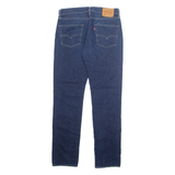 LEVI'S Womens Trousers Blue Regular Tapered W32 L34