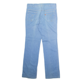 LEVI'S Womens Trousers Blue Regular Tapered W34 L33