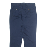TOMMY HILFIGER Chino Mens Trousers Blue Regular Tapered W31 L30