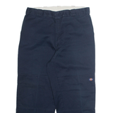 DICKIES Chino Mens Trousers Blue Regular Straight W38 L30