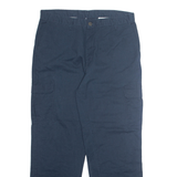 DICKIES Cargo Mens Trousers Blue Regular Straight W36 L31