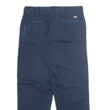 DICKIES Chino 874 Mens Trousers Blue Regular Straight W32 L27