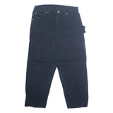DICKIES Carpenter Cargo Mens Trousers Blue Regular Tapered W30 L26