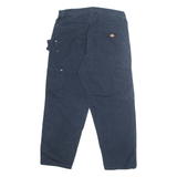DICKIES Carpenter Cargo Mens Trousers Blue Regular Tapered W30 L26