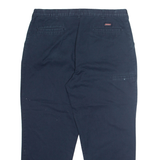 DICKIES Chino Mens Trousers Blue Regular Straight W36 L28