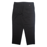 DICKIES Chino Mens Trousers Black Relaxed Tapered W40 L29