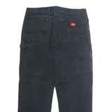 DICKIES Carpenter Cargo Mens Trousers Grey Regular Straight W38 L32