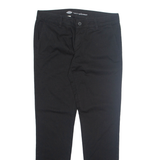 DICKIES Chino Womens Trousers Black Regular Tapered W32 L31