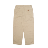 CARHARTT Mens Trousers Beige Regular Straight W34 L30