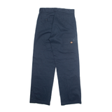 DICKIES Chino Mens Trousers Blue Loose Straight W32 L32