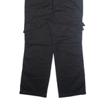 DICKIES Cargo Mens Trousers Black Relaxed Straight W36 L29