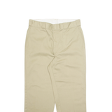 DICKIES Chino Mens Trousers Beige Regular Straight W34 L28