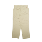 DICKIES Chino Mens Trousers Beige Regular Straight W34 L28