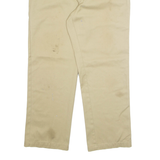 DICKIES Chino Mens Trousers Beige Regular Straight W34 L29