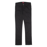 DICKIES Workwear Womens Twill Trousers Black Regular Straight W30 L32