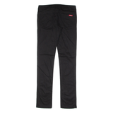 DICKIES Workwear Womens Twill Trousers Black Regular Straight W30 L32
