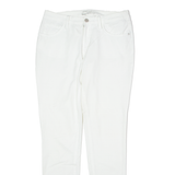 NIKE Golf Womens Twill Trousers White Regular Tapered W30 L29