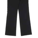 DKNY Womens Trousers Black Regular Flared Viscose W32 L32