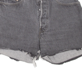 LEVI'S 901 Cut-Off Womens Denim Shorts Grey 90s S W28