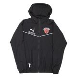 PUMA FC BOSPORUS Mens Rain Jacket Black Hooded M