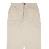 BASIC EDITIONS Cargo Mens Trousers Beige Relaxed Tapered W36 L30