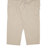 BASIC EDITIONS Cargo Mens Trousers Beige Relaxed Tapered W36 L30