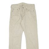 LEVI'S 514 Mens Trousers Beige Slim Straight W30 L30