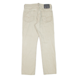 LEVI'S 514 Mens Trousers Beige Slim Straight W30 L30