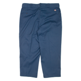DICKIES Workwear Mens Trousers Blue Relaxed Tapered W37 L24