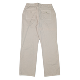 JAMAICA BAY Floral Womens Trousers Beige Loose Straight W29 L29