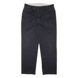 DICKIES Workwear Mens Trousers Black Regular Straight W38 L32