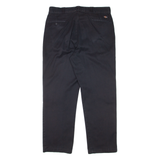 DICKIES Workwear Mens Trousers Black Regular Straight W38 L32