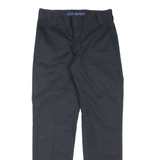 DICKIES Workwear Womens Trousers Black Slim Straight W27 L29