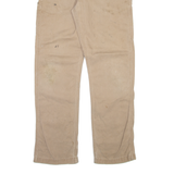 CARHARTT Carpenter Workwear Mens Trousers Beige Relaxed Straight W30 L31