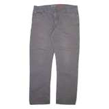 DICKIES Mens Trousers Grey Regular Straight W38 L32
