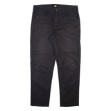 DICKIES Carpenter Workwear Womens Trousers Black Relaxed Tapered W36 L30