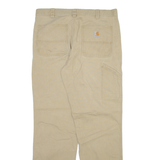 DICKIES Mens Trousers Beige Relaxed Straight W36 L34
