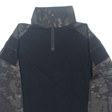 XL BODYSUIT Mens Sweatshirt Black 1/4 Zip L